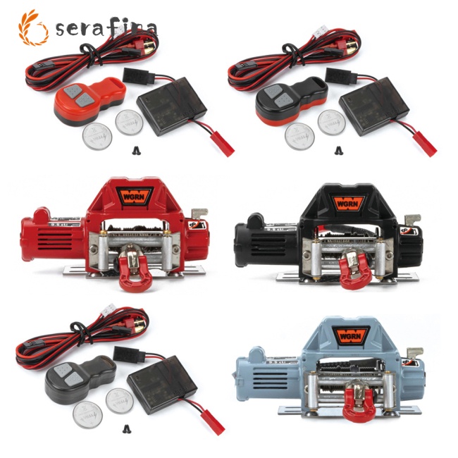 Mô Tơ Tời Điện Bằng Kim Loại Cho Xe Hơi Điều Khiển Từ Xa Scx10 Trx4 Tỉ Lệ 1 / 10