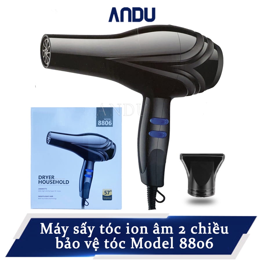 Máy Sấy Tóc 2 Chiều DRYER Mode 8806 Công Suất Siêu Lớn Giúp Tóc Khô Nhanh