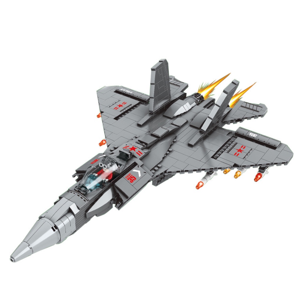 Set 1165 Mô Hình Máy Bay Chiến Đấu MOC WW2 J35 FC31 Tự Lắp Ráp Độc Đáo Mới
