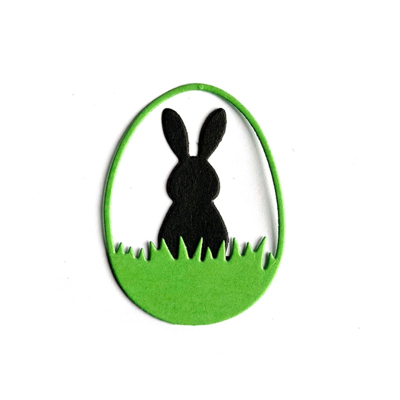 Khuôn Cắt Giấy Kim Loại Hình Thỏ Đáng Yêu