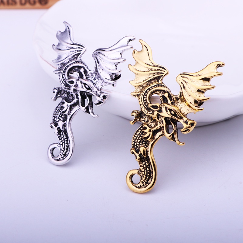 Hàng Mới Về Trâm Cài Áo Khoác Vest Hình Cánh Rồng Bay Hoa Lá Phong Cách Retro Cho Nam