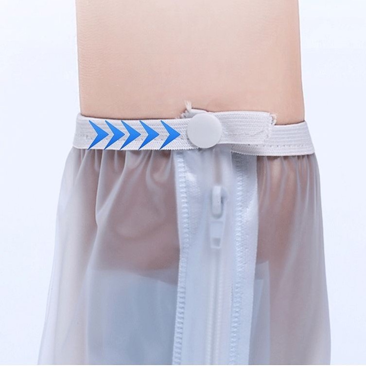 Ủng Đi Mưa, Ủng Bọc Giày Đi Mưa Cổ Cao Đế Cao Su Chống Trơn Trượt Cao Chất Liệu Nhựa PVC Cao Cấp