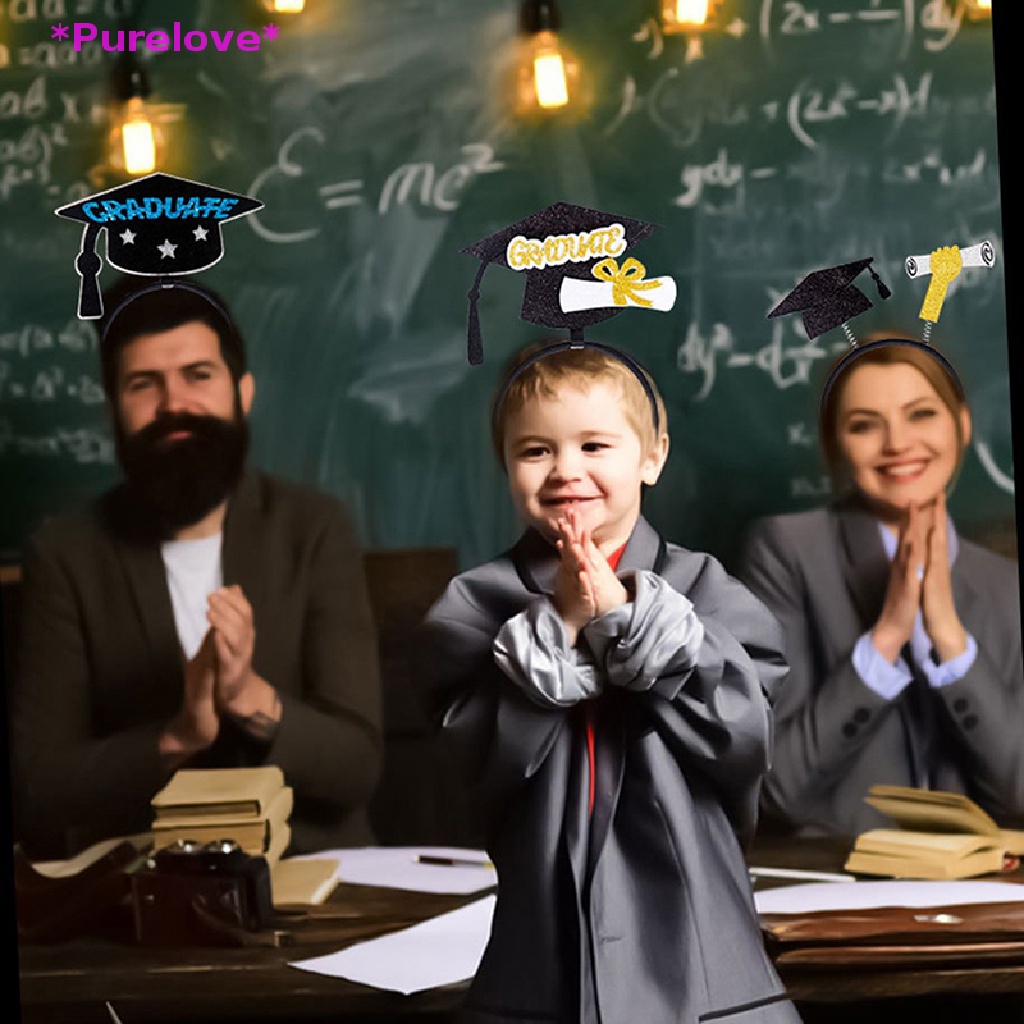 Băng Đô Cài Tóc Mini Hình Nón Tốt Nghiệp Xinh Xắn Mới