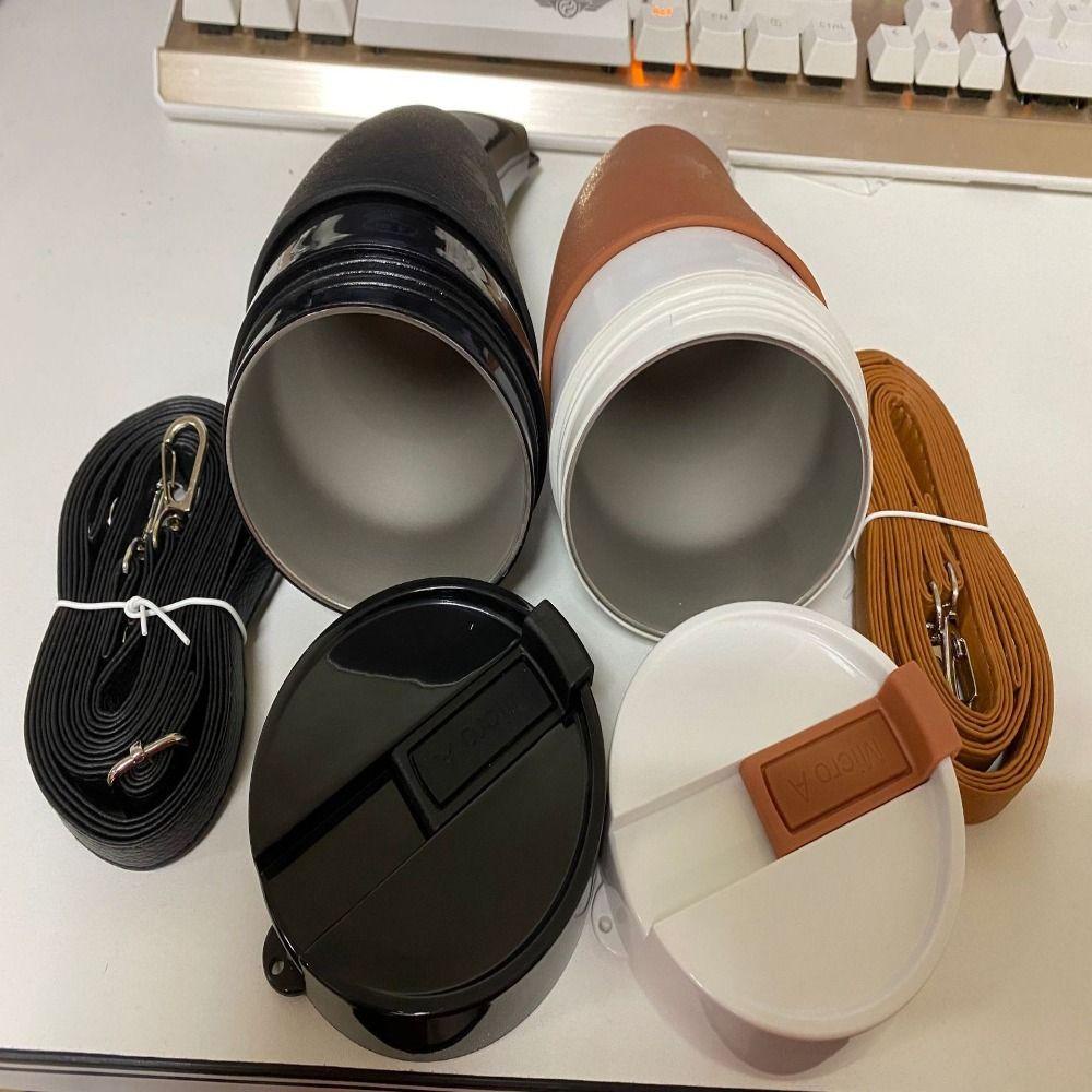 MYRONGVN Cốc Cà Phê Cách Nhiệt Bằng Thép Không Gỉ Hình Sừng Dê 230ml