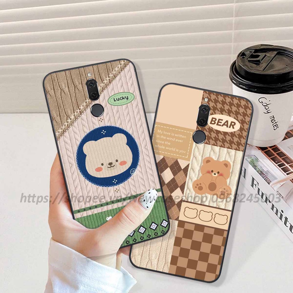 Ốp lưng Huawei Nova 2i in hình họa tiết len Bear Cute