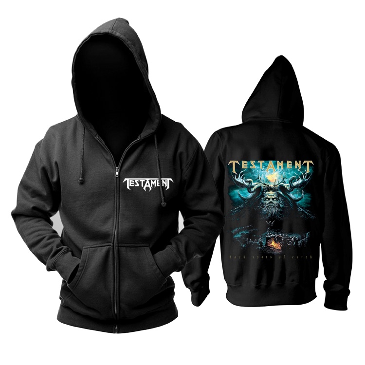 Áo Khoác Hoodie Phối Khóa Kéo 9 Kiểu Thiết Kế Mềm Mại Và Ấm Áp Phù Thủy Rock Black Thrash Metal Sudadera Demon Fleece