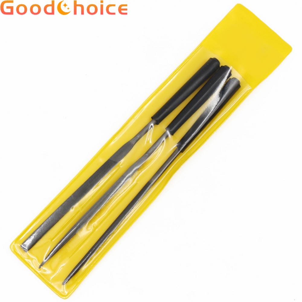 Set 3 Dũa Móng Tay Hình Tam Giác / Tròn / Tam Giác Chất Lượng Cao Tiện Dụng