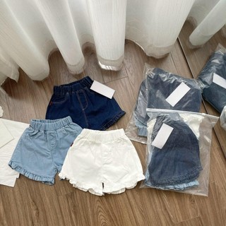 Quần short đùi jean cho bé gái