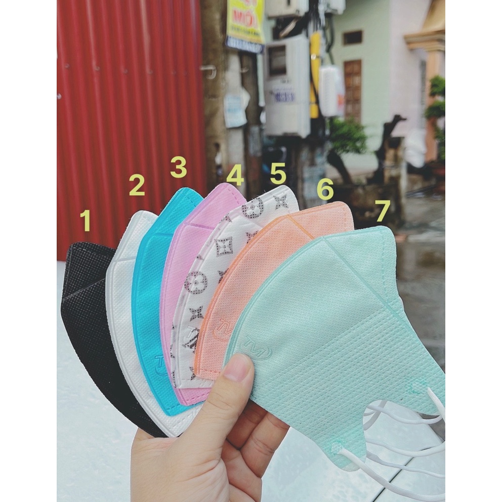 Combo 100c Khẩu Trang 5D Tuấn Minh Túi Zip