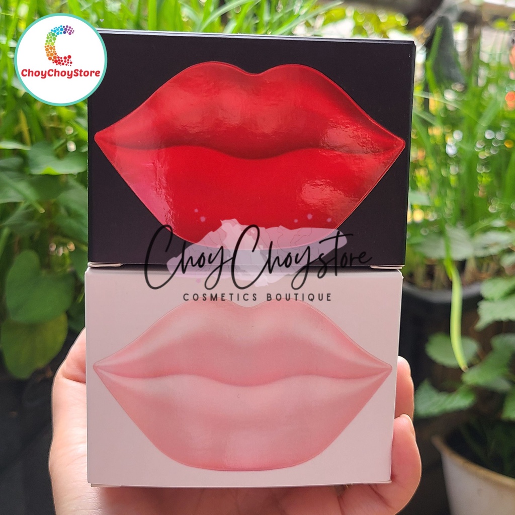 KOCOSTAR Rose Lip Mask  & Cherry Blossom Lip Mask (1 hộp 20 miếng) - Mặt nạ Môi Hoa Hồng & Hoa Anh Đào