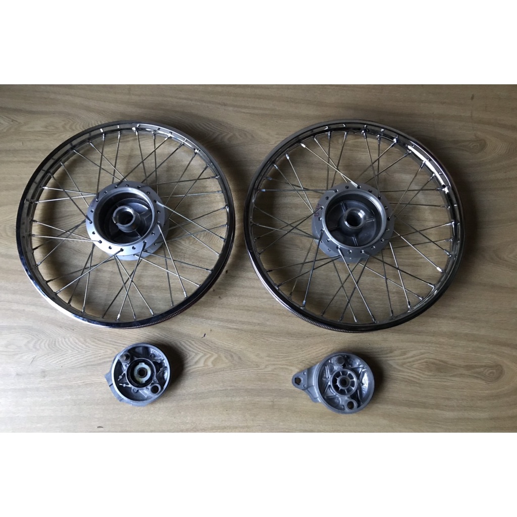 BỘ CĂM ĐÙM NIỀNG-VÀNH NAN SẮT ĐÙM-PHANH CƠ WAVE @ 110 BLADE WAVE S RSX 110 DREAM 110 RÁP LÊN ZIN KHÔNG CHẾ CHÁO