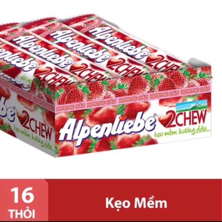 Kẹo thỏi mềm 2chew alpenliebe hương dâu
