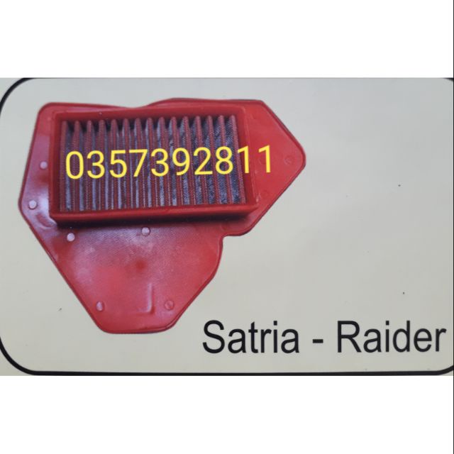 Lọc gió độ lưới thép cho xe Satria - Raider - VJC SÀI GÒN
