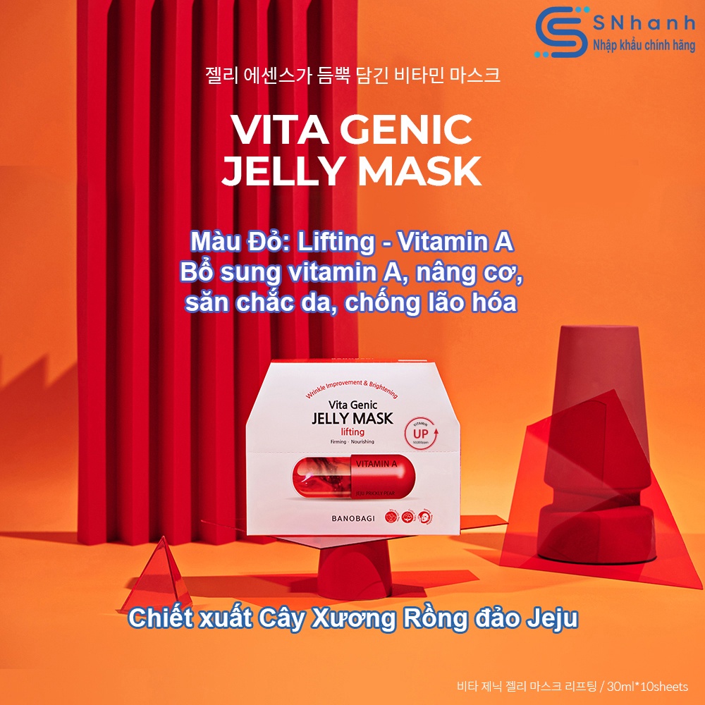 Mặt nạ bổ sung Vitamin Banobagi Vita Genic Jelly Mask miếng 30ml