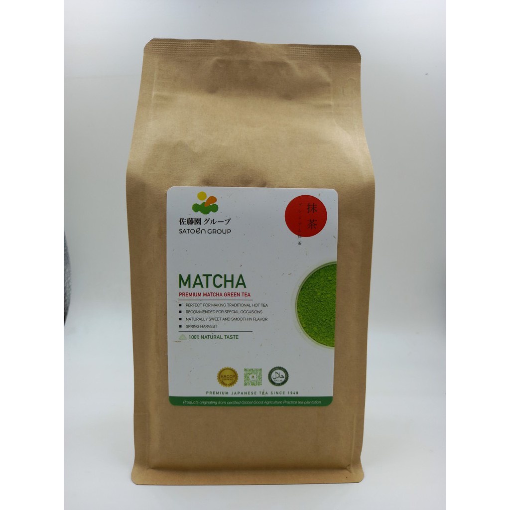 Trà xanh Matcha Premium Sateon Cao Cấp 250gr,Premium Matcha Green Tea