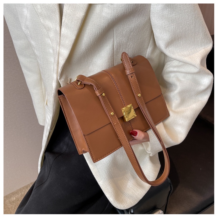 Túi Đeo JASMIN NOIR Chéo Vai Bằng Da PU Có Khóa Phong Cách Cổ Điển Dành Cho Nữ