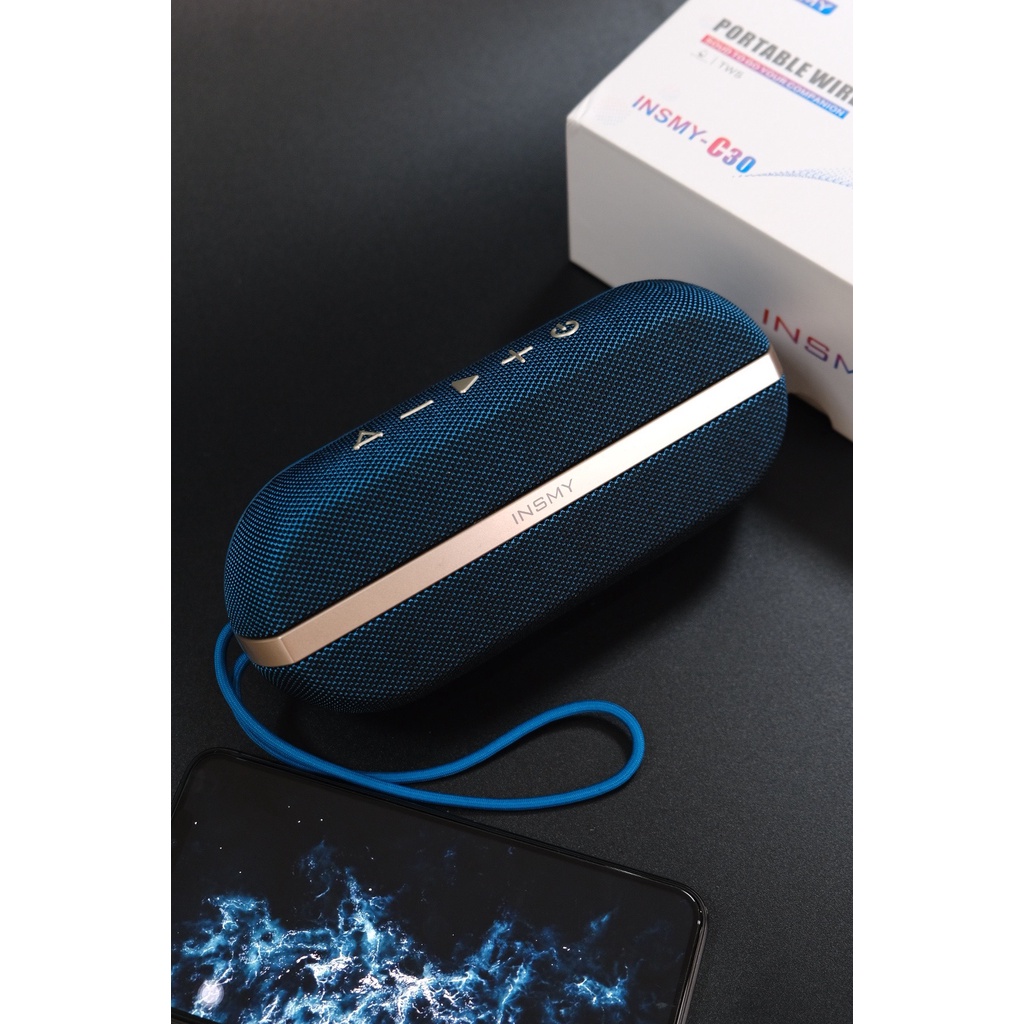 Loa Bluetooth di động IN.S.MY C30, Loa không dây chống nước IPX7 20W Âm thanh nổi Rich Bass, Ghép nối âm thanh nổi | BigBuy360 - bigbuy360.vn