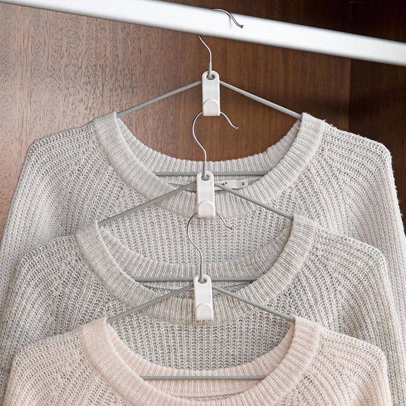 Set 5 / 10 Móc Treo Quần Áo Tiết Kiệm Không Gian Tiện Dụng SJHY0222 MM