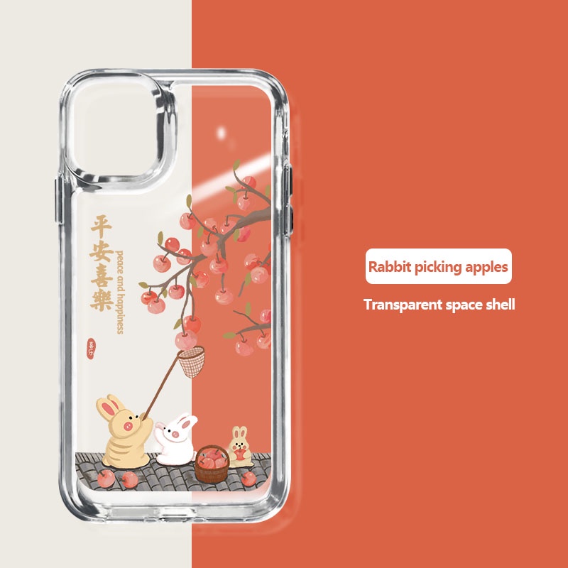 Ốp Điện Thoại DecoPhone Acrylic tpu acrylic Hình Thỏ Cho iphone 6 6s 7 8 plus x xs max se 11 12 13 14 15 pro max plus