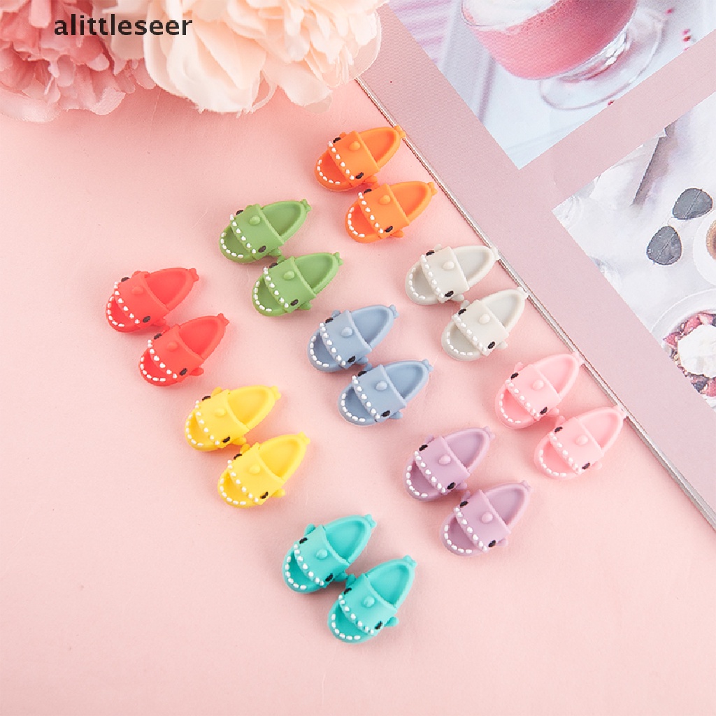 1 Đôi Giày Hình Cá Mập Dễ Thương Cho Búp Bê 1 / 12 BJD OB11