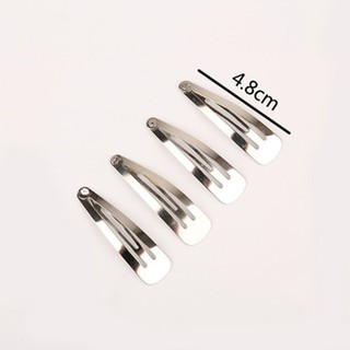 Set 10 Kẹp Tóc Màu Đen / Bạc Thời Trang Cho Nữ