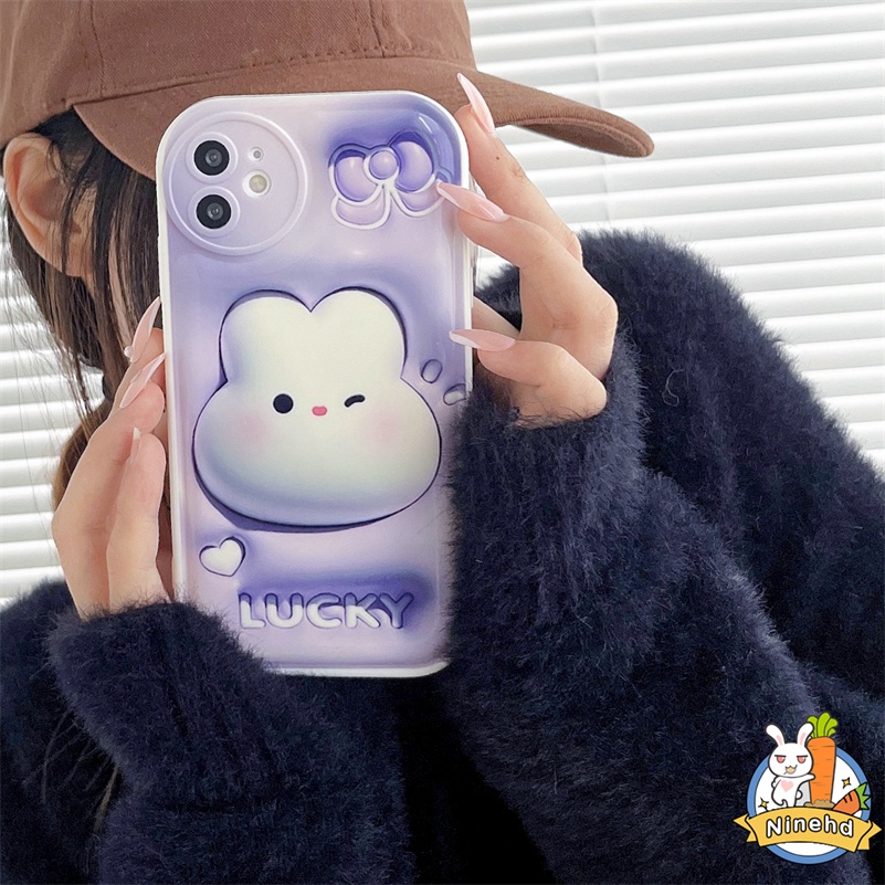 Ốp Điện Thoại Silicon Hình Thỏ 3D Cho Huawei Y9 Prime 2019 Nova 7i Nova 9 7 SE Pro Nova Y90 5T 4e 3i 3e Y7A Y9s P30 Lite P30 Pro