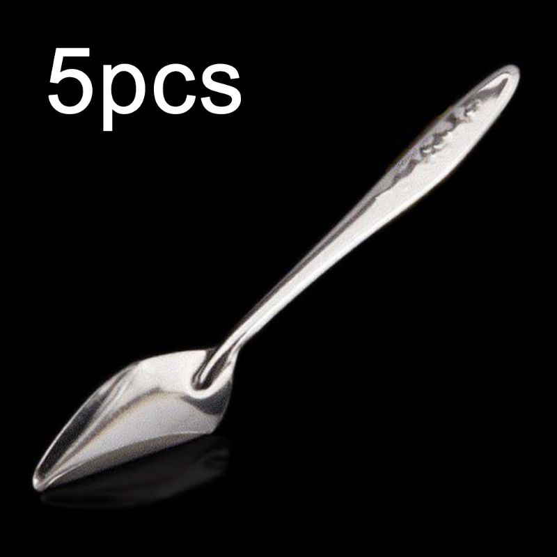 Bộ 5 Muỗng Ăn Bằng Thép Không Gỉ Tiện Dụng Cho Vẹt