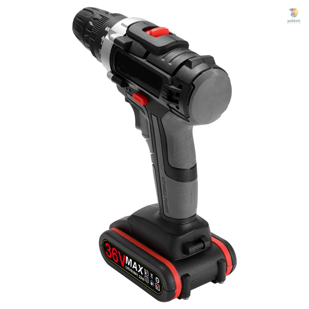 Máy Khoan Điện Cầm Tay Không Dây Công Suất Cao 36V Đa Năng Có Thể Sạc Lại