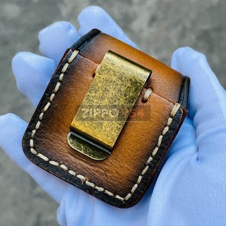 [Zippo 954] Bao Da Zippo Da Thật Cao Cấp