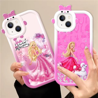 Ốp Ống Kính Quái Vật Dễ Thương Barbie Công Chúa Màu Hồng Cho OPPO A15 A16K A16 A17 A17K A31 A3S A53 A54 A5S A74 A78 A92 A9 A94 A57 A58 A38 F11 A96 A15S A93 A55 Bao DCG
