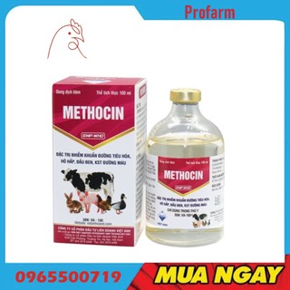 Thuoc thy y - methocin dac tri: nhiem khuan duong tieu hoa, hu hap, dau den, ky sinh trung duong mau tron cac loai dong