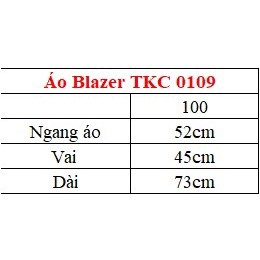 Áo Blazer nam TKC 0109