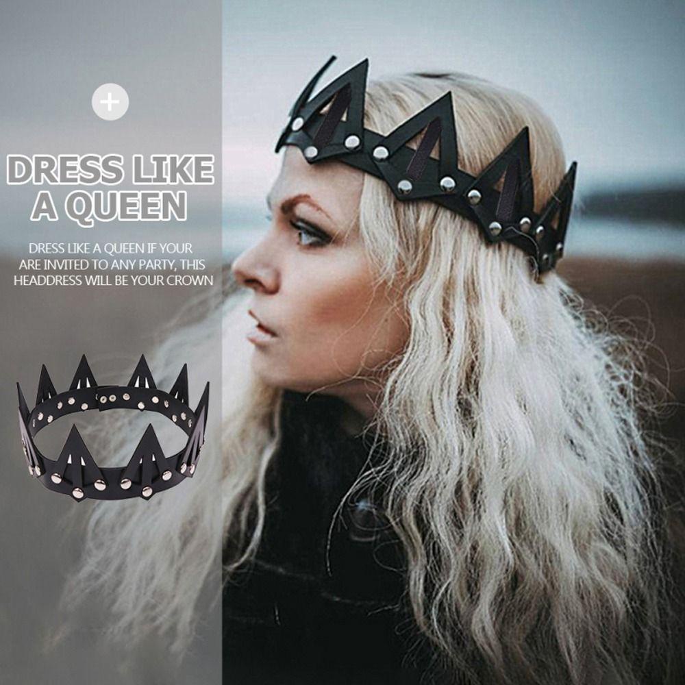 Băng Đô Vương Miện Hóa Trang Công Chúa Phong Cách Gothic Punk MXMUSTY