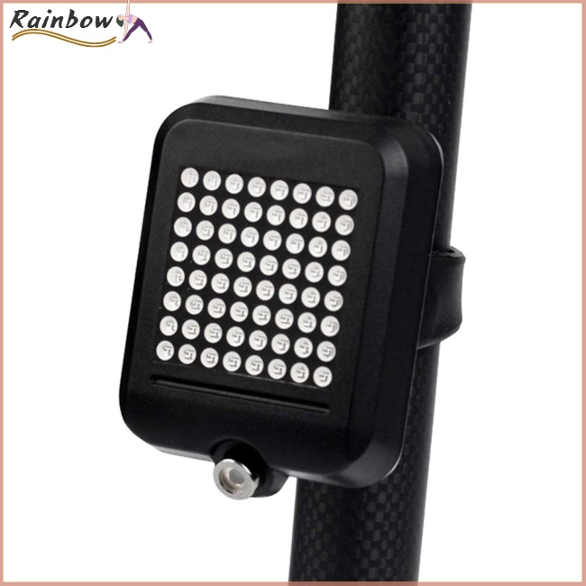 Đèn Led 64 Bóng Tự Động Gắn Đuôi Xe Đạp Có Thể Sạc Lại Bằng Cổng Usb