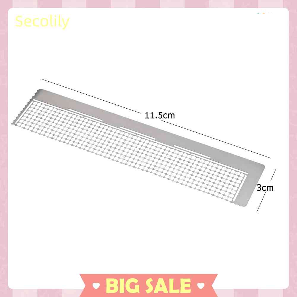 Thước Lưới Kim Cương 5D 11.5x3cm Bằng Thép Không Gỉ