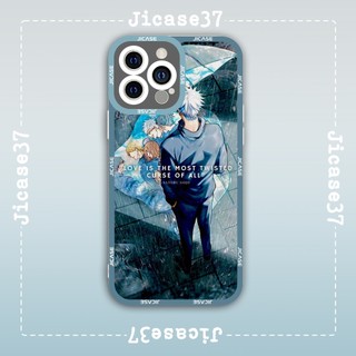 Ốp lưng iphone samsung xiaomi oppo cạnh vuông Jicase JMcase Gojo Jujutsu Kaisen Scenes Anime Manga