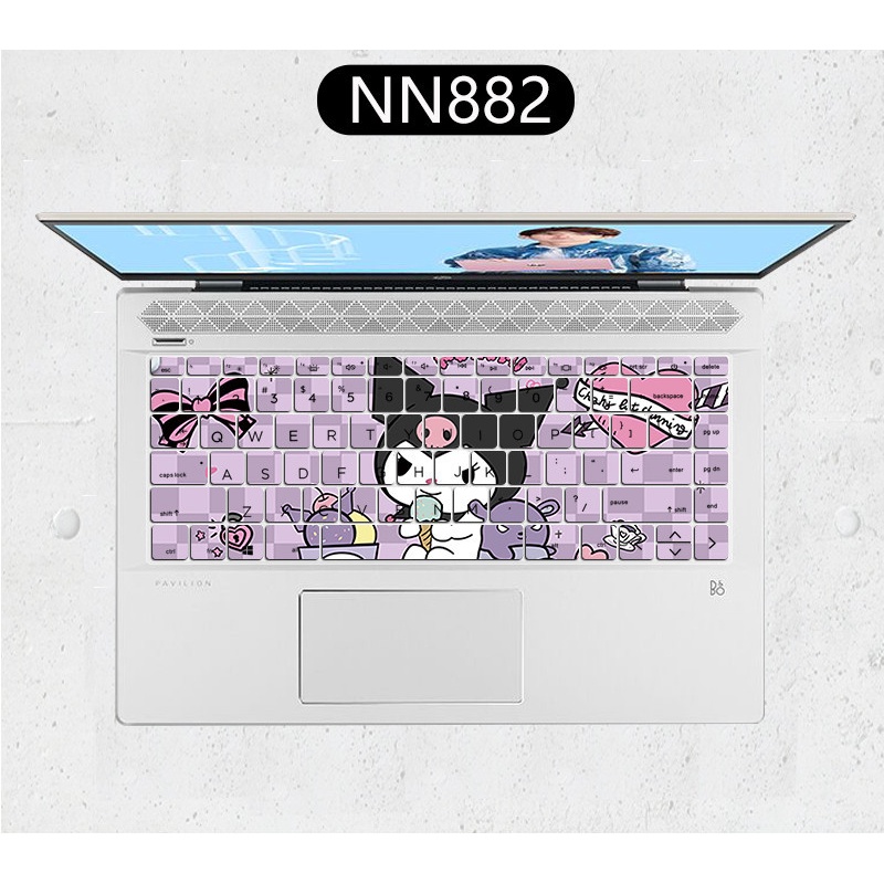 SANRIO Bàn Phím Silicon In Hình Kuromi Đáng Yêu Cho 2021 2022 HP EliteBook 840 G7 G8 14 Inch HP EliteBook 845 G8 G7 14 Inch