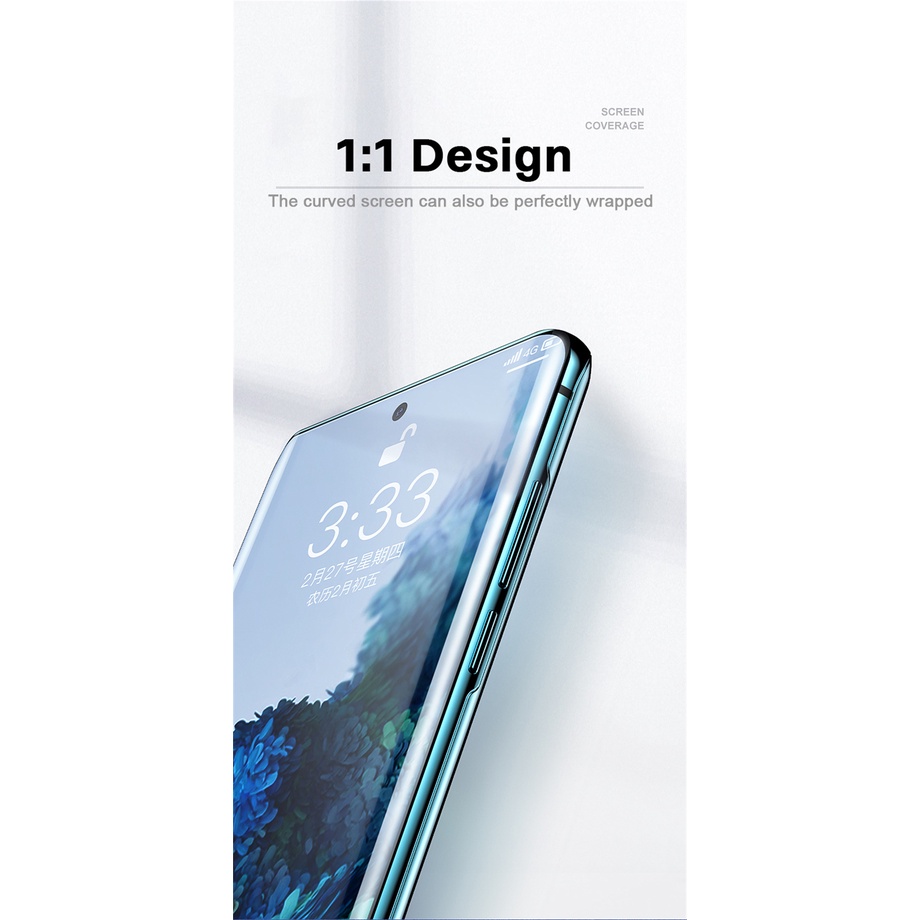 Kính Cường Lực Bảo Vệ Màn Hình Cong Cho Samsung Galaxy S23 S22 S21 S20 S23 Ultra S10 S9 S9 Plus