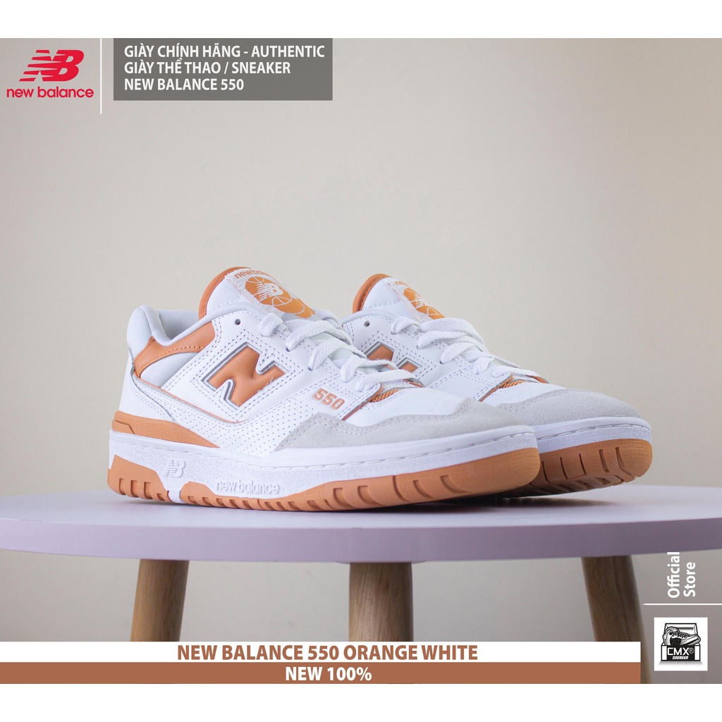 Giày New Balance 550 ORANGE WHITE - AUTHENTIC 100%
