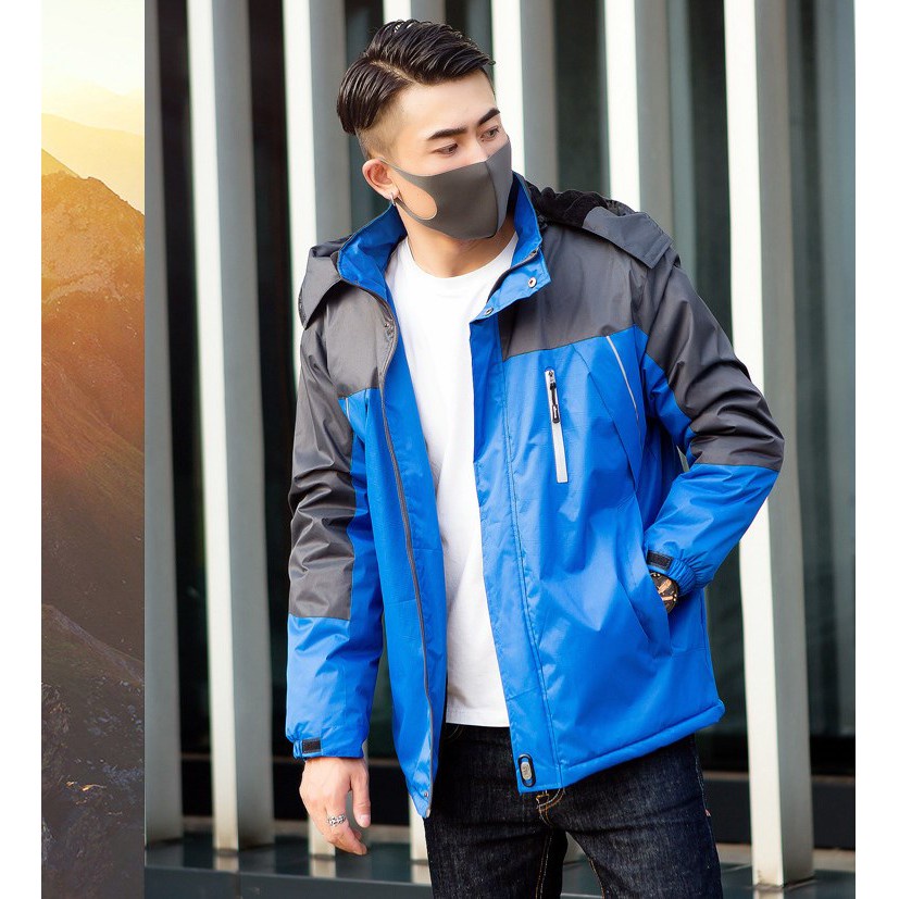 - Áo khoác nam nữ CHỐNG NƯỚC, 3 lớp, Lót Lông Cừu Siêu ẤM