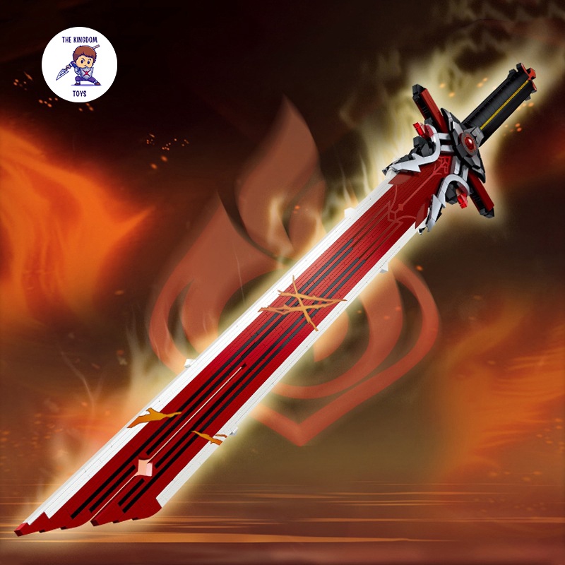 Đồ Chơi Lắp Ráp Kiểu LEGO Mô Hình Thanh Kiếm Wolf's Gravestone Đường Cùng Của Sói Trong Genshin Impact 92032