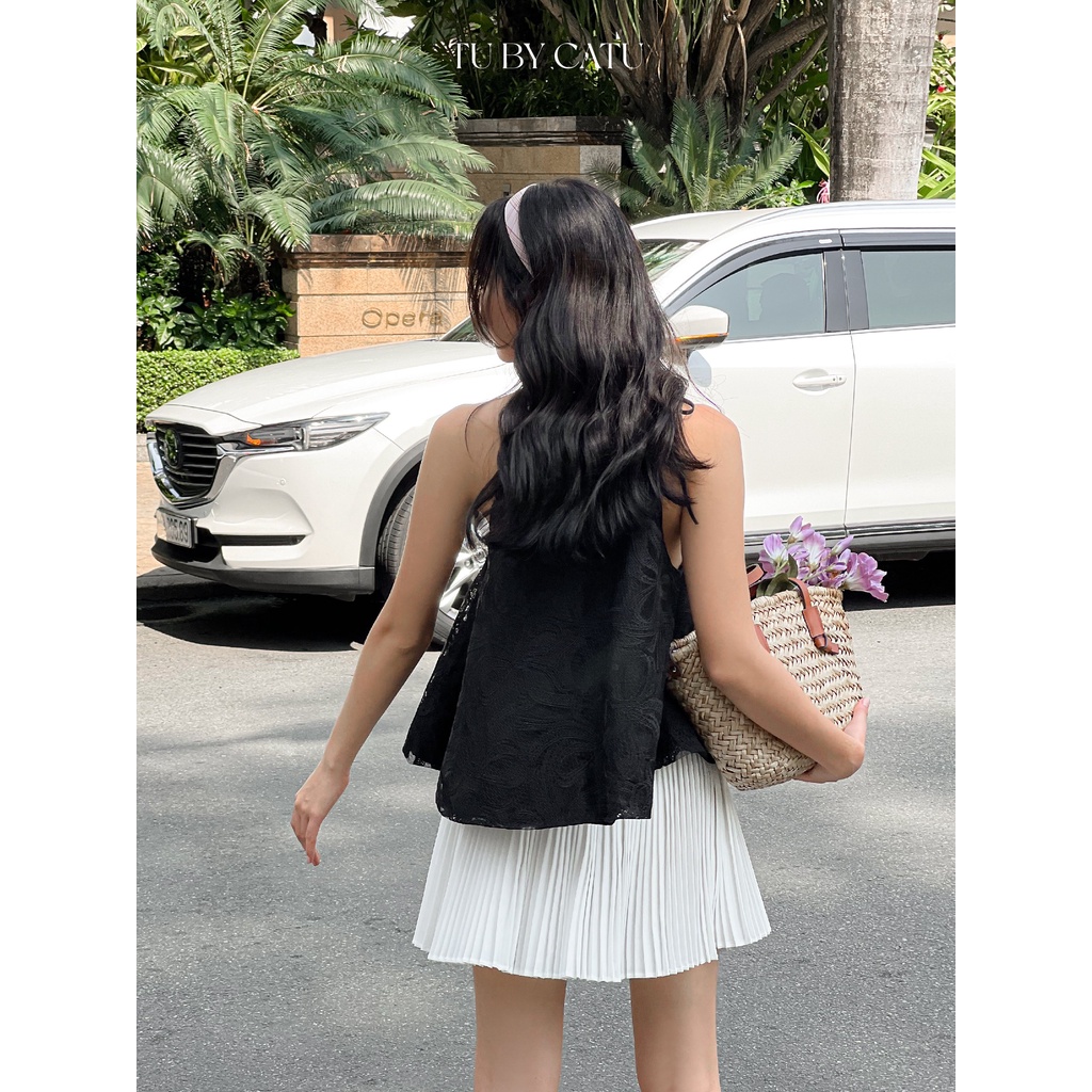 TUBYCATU | Áo yếm orala black top