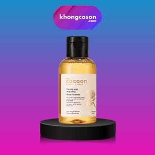 Gel rửa mặt hoa hồng cocoon làm sạch cấp ẩm rose cleanser 140ml - khongcoson