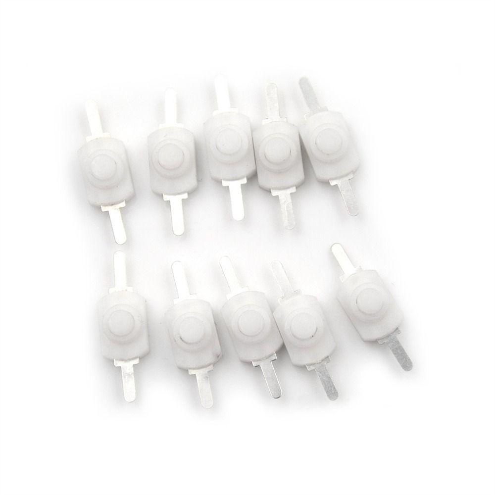 Set 10 Công Tắc Nút Nhấn Tự Khóa 2Pin Cho Đèn Pin Mini