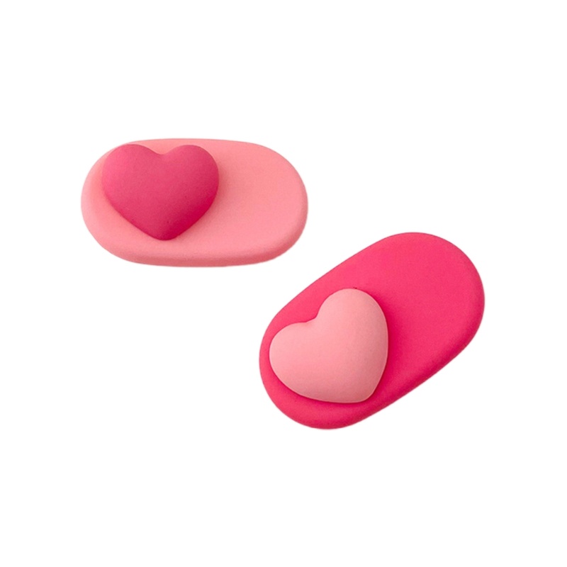 Set 2 Kẹp Tóc Hình Nơ / Trái Tim / Hoa Chống Trượt Thời Trang Xuân Hè Cho Nữ