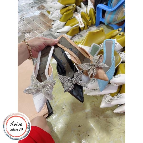 Giày sục gót 4cm  chất da xịn đẹp cực hót.