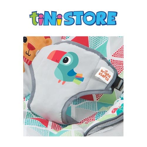 tiNiStore-Ghế rung họa tiết chim Toucan đáng yêu Bright Starts 10589