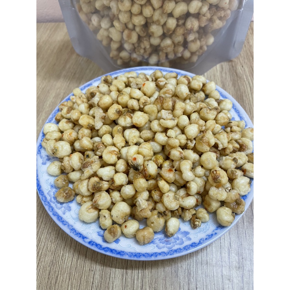 Ngô Nếp Sấy Giòn Sóc Mắm Cay 90 Food đóng túi Zip 500G - 1000G Giòn tan thơm ngon nhức nách đồ ăn vặt Việt Nam