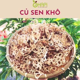 Củ sen khô đồng tháp loại 1 thượng hạng - Trà củ sen OhaPi 100gr