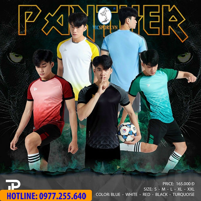Quần Áo Thương Hiệu Justplay PANTHER Chất Lượng Cao Cấp, Áo Đá Bóng Không Logo - Vicsport